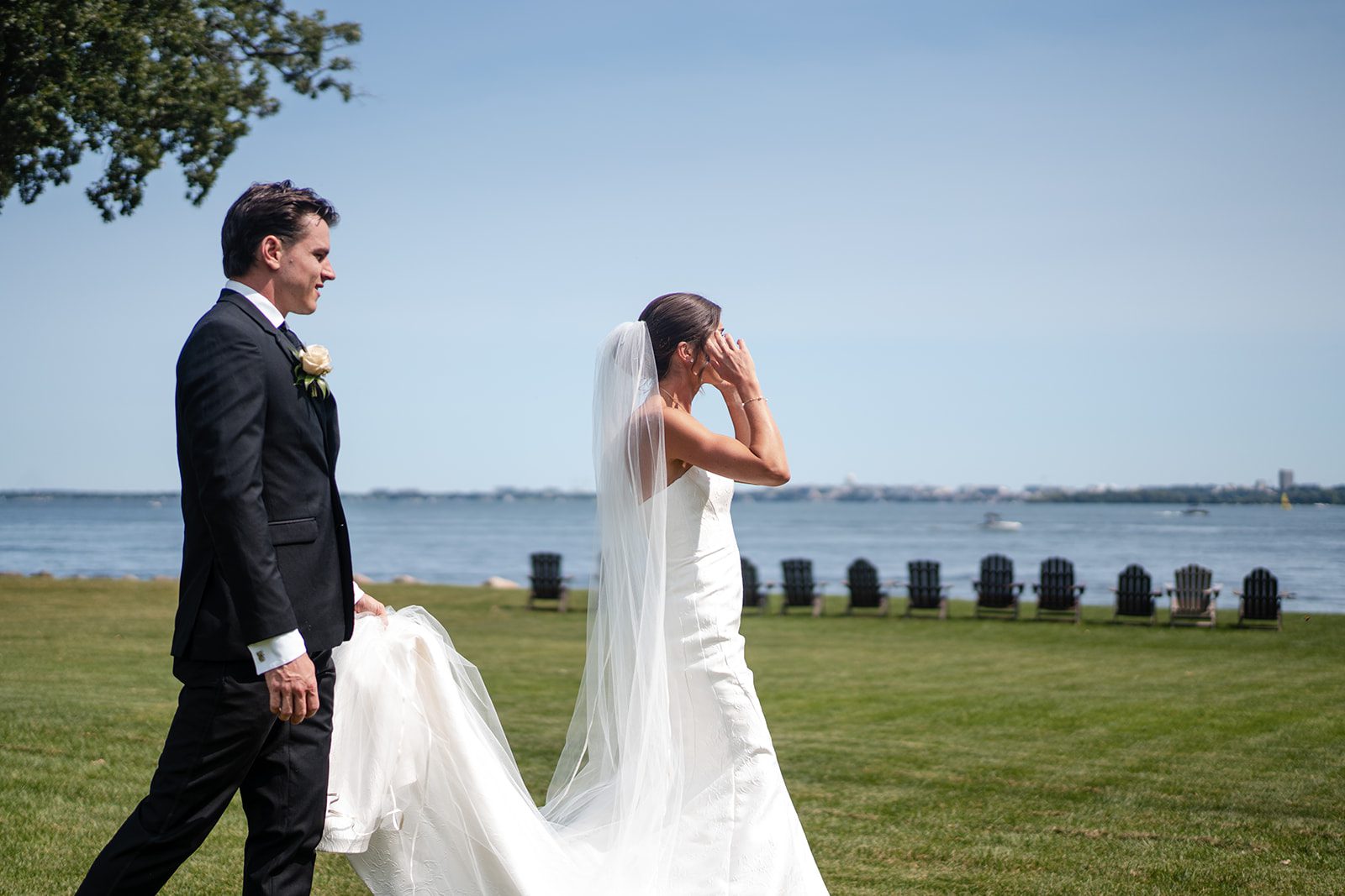 bishops-bay-country-club-timeless-madison-bianca-colin-p026-02 First look on the lawn by the lake