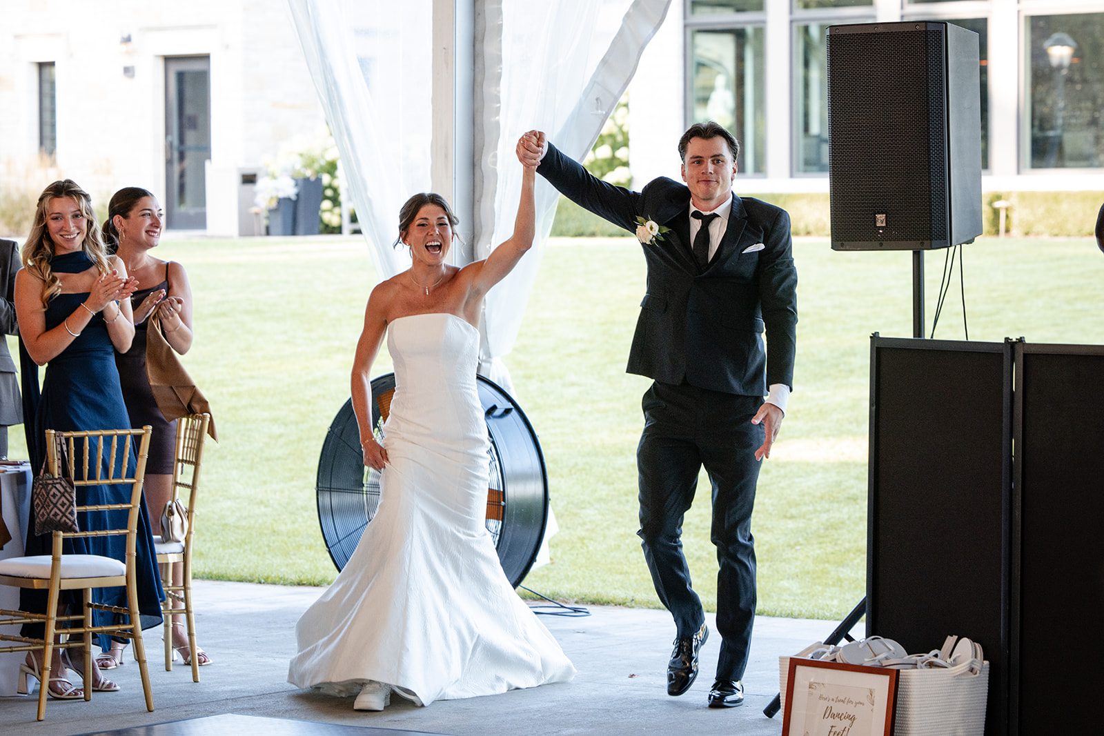 bishops-bay-country-club-timeless-madison-bianca-colin-p043-01-1 Grand entrance into the tent reception