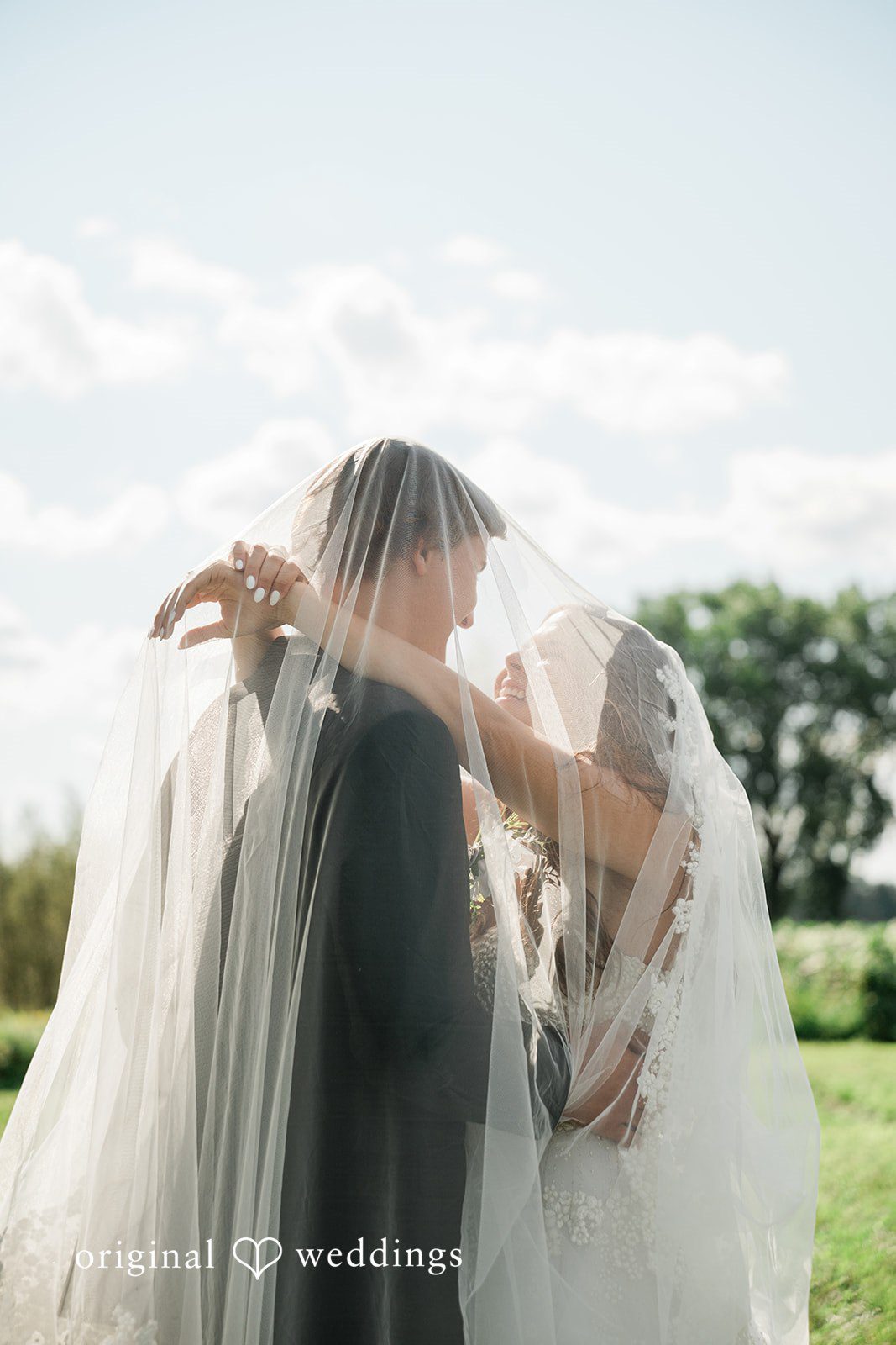 A beautiful portrait of the couple