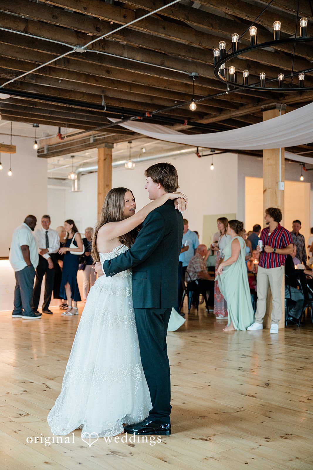 Couple's first dance
