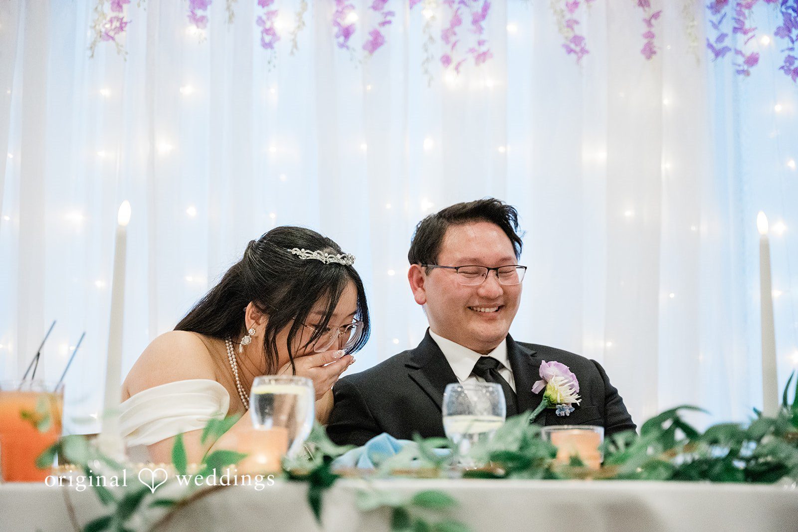 Josouaedh + Naochue A joyful moment from the wedding reception