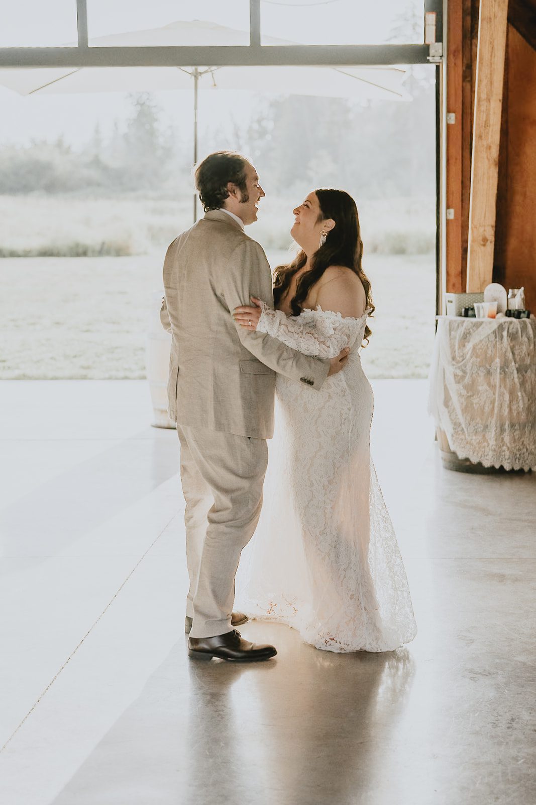 Couple dancing together