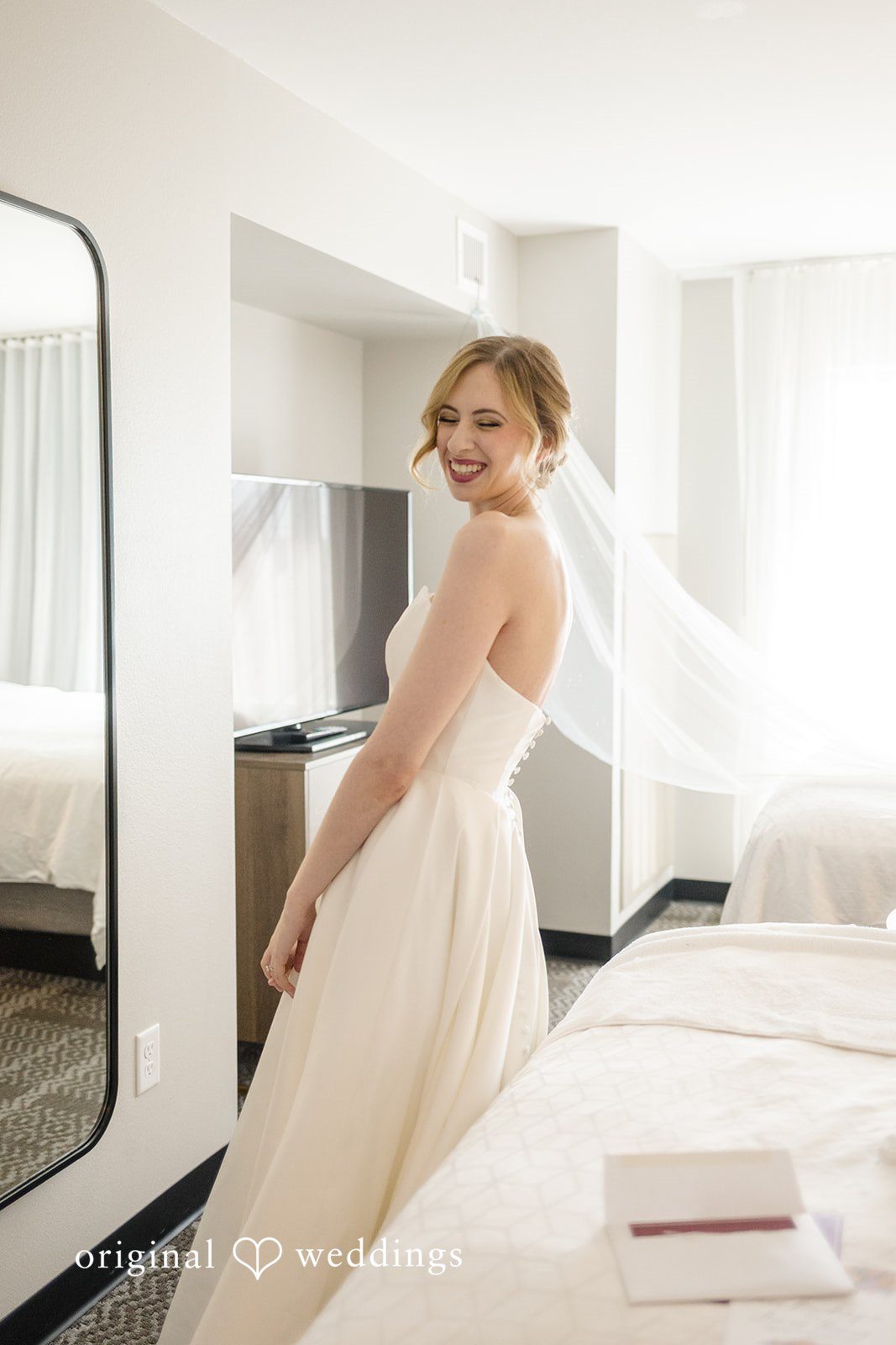 Jessica + James Happy bride