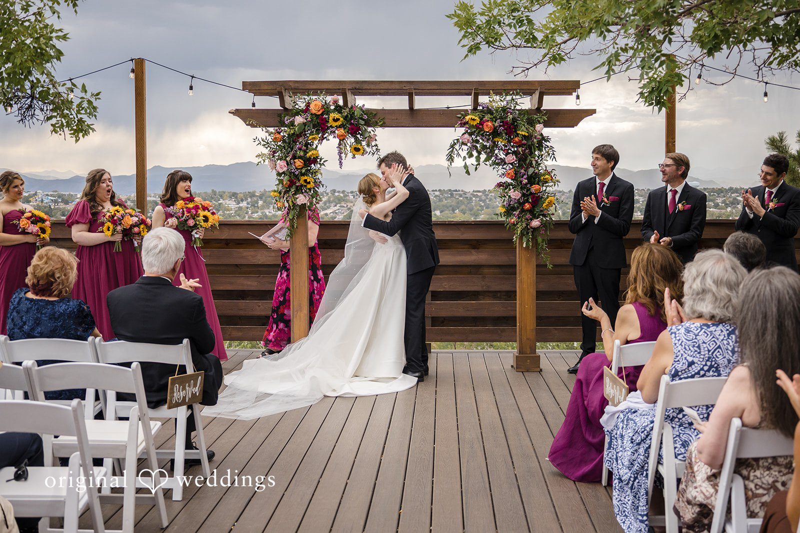 Jessica + James First kiss