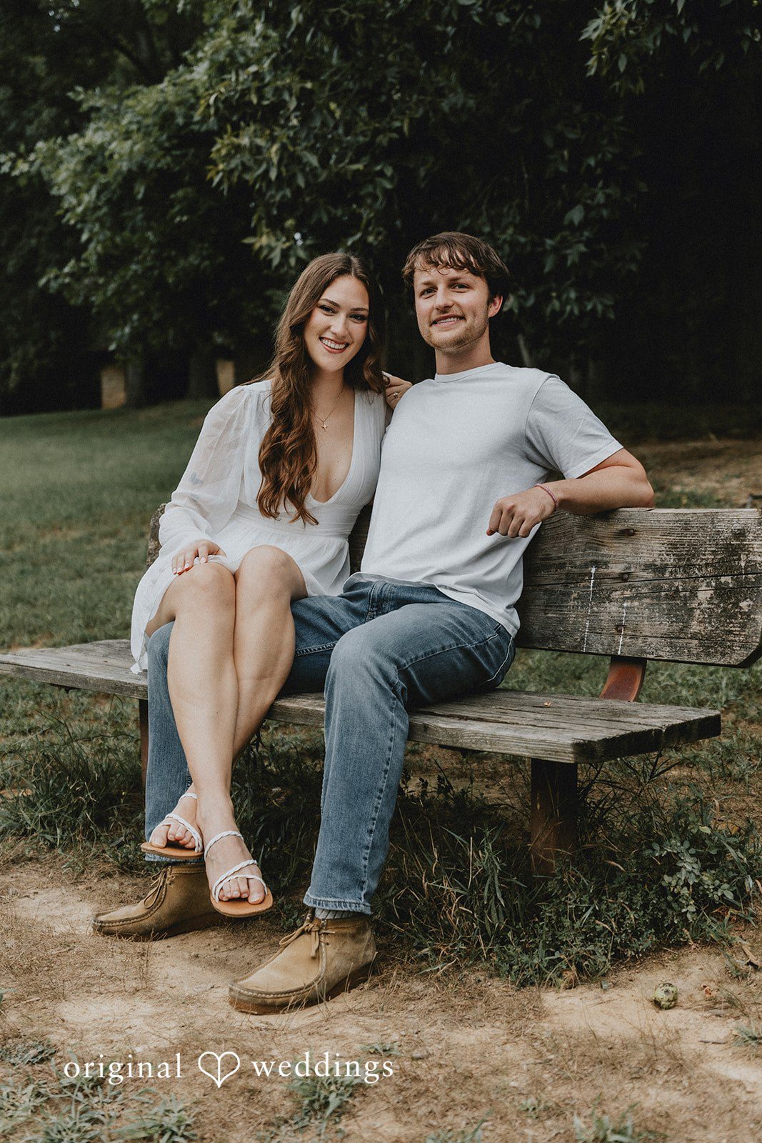 A beautiful portrait of the couple