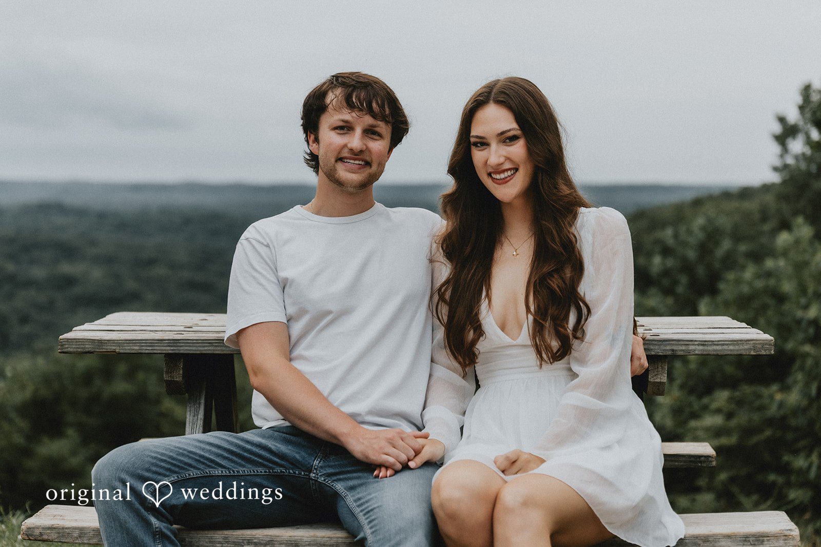 A beautiful portrait of the couple
