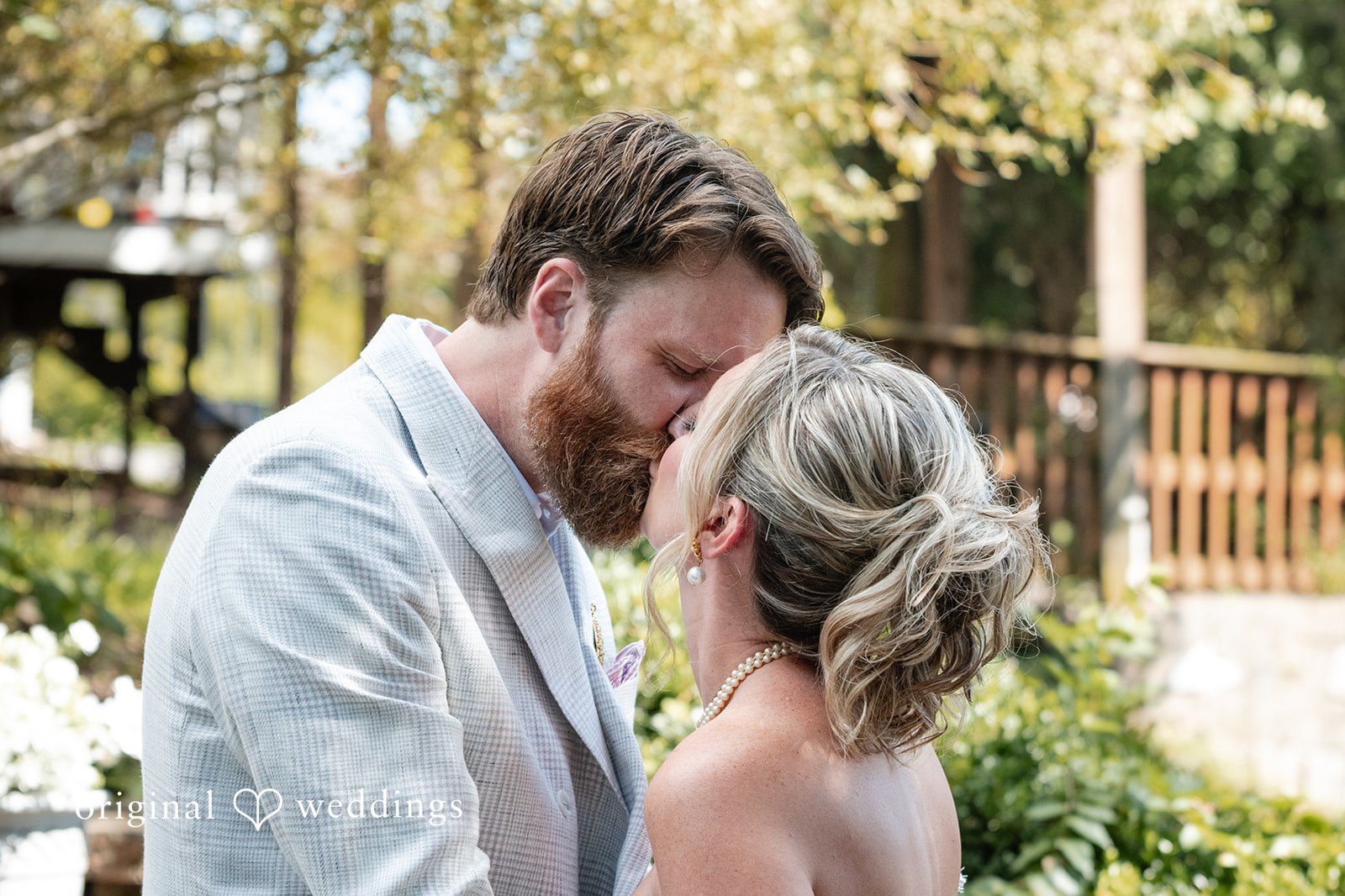 Couple close after the first look at Camp Kweebec