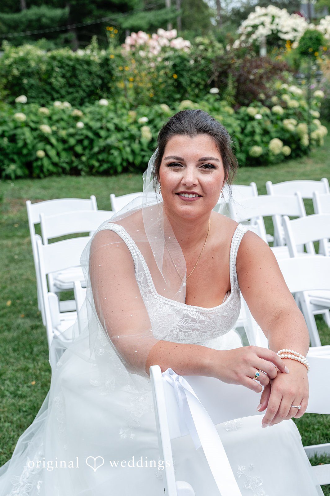 A stunning portrait of the bride