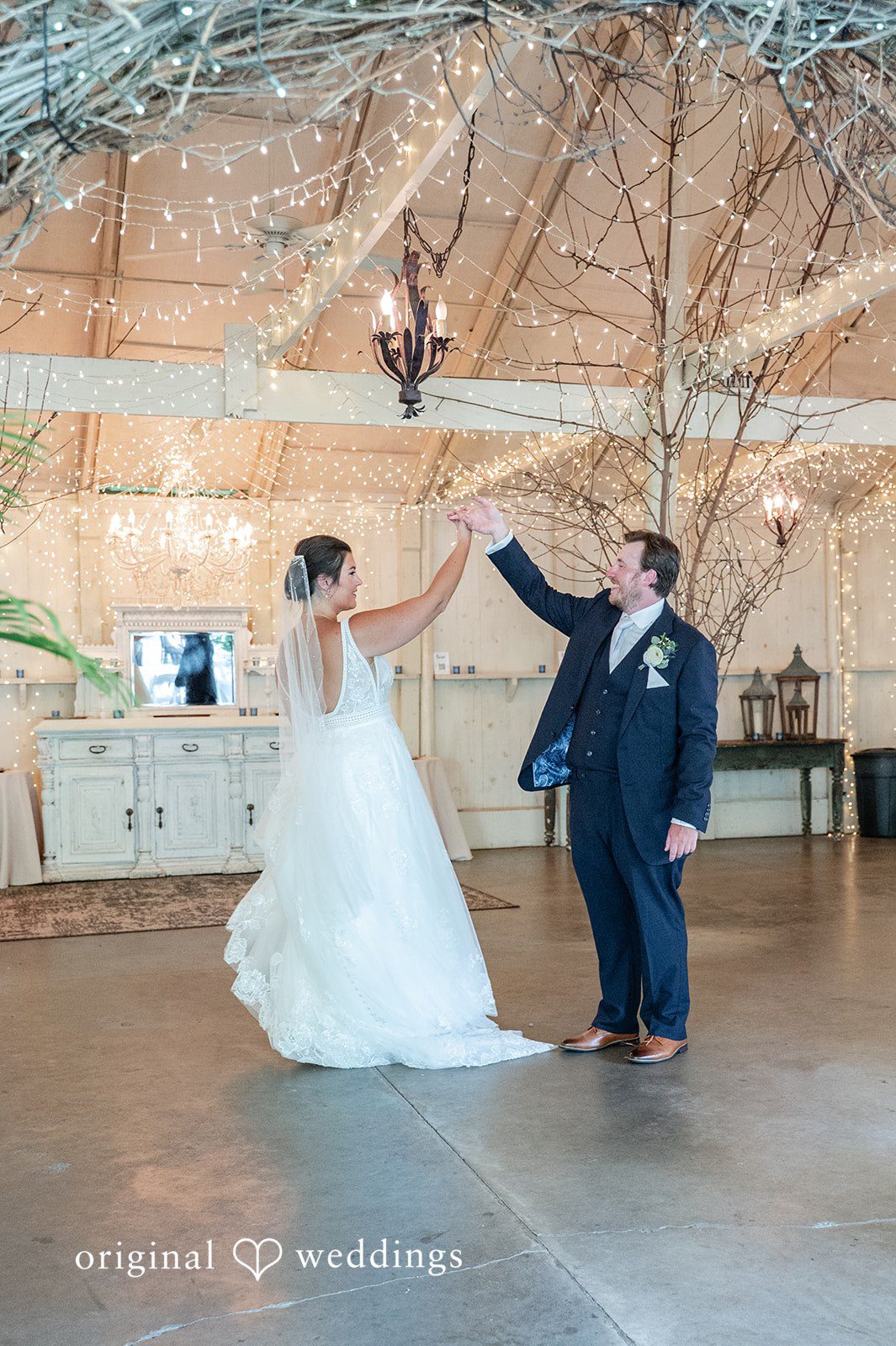 The couple shares a beautiful moment