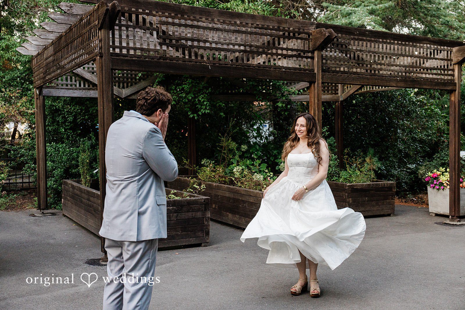 Rachel + Neil Outdoor fun portrait