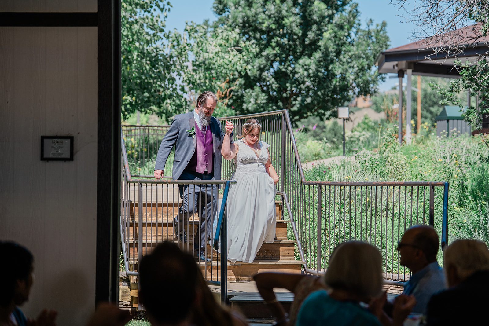 chatfield-farms-airy-denver-june-logan-025-01 Reception space with big windows at Chatfield Farms