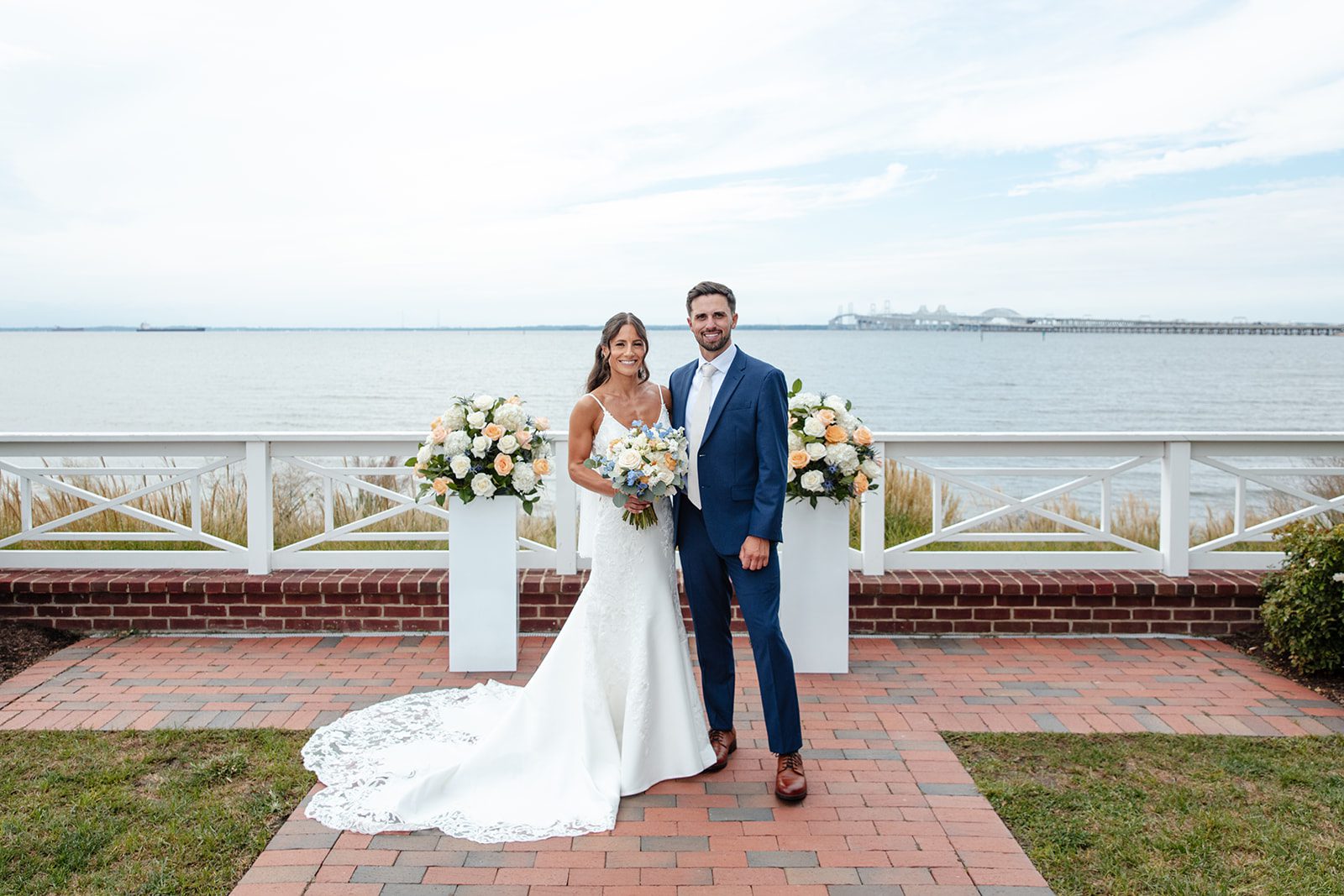 chesapeake-bay-beach-club-timeless-baltimore-kelsey-tom-033-11 Groom gazing at his bride