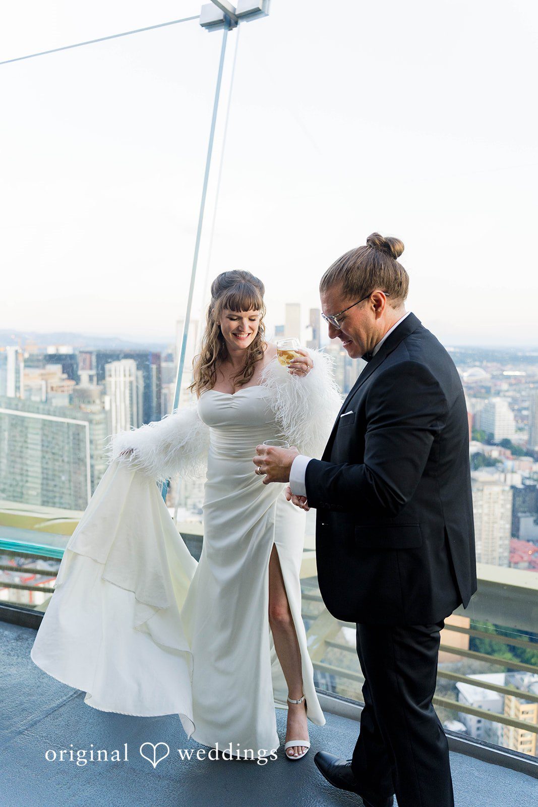 David + Lauren Joyful moment