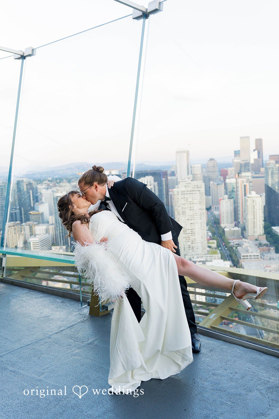 David + Lauren A romantic pose