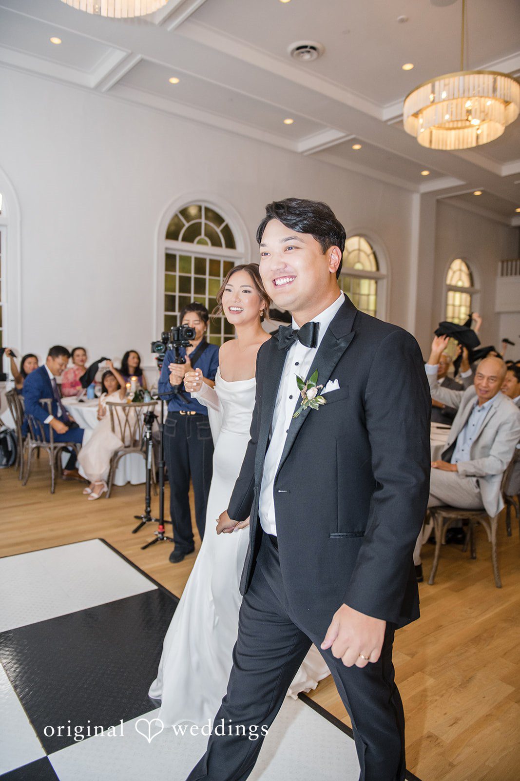 Yuri + Zachary Groom greeting guests