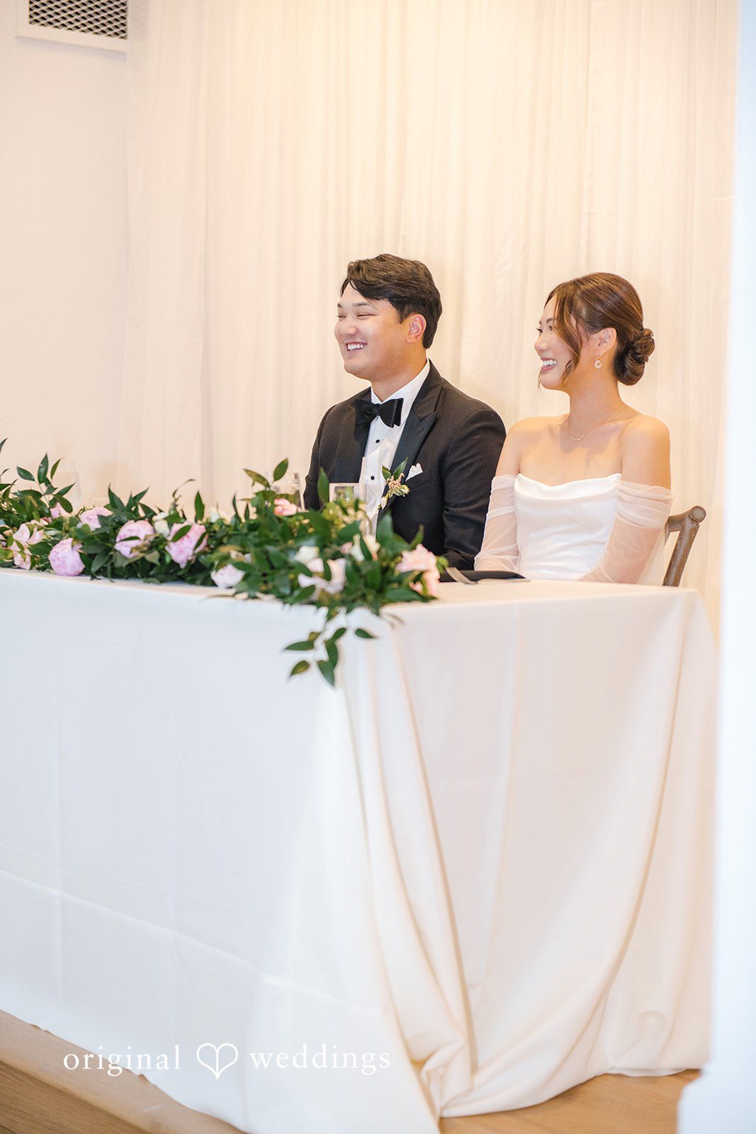 Yuri + Zachary Couple at their sweetheart table
