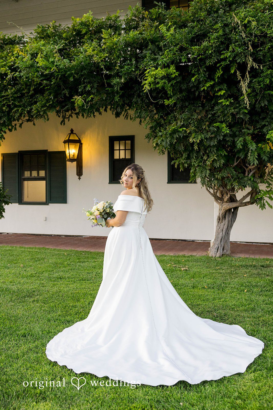 A stunning portrait of the bride