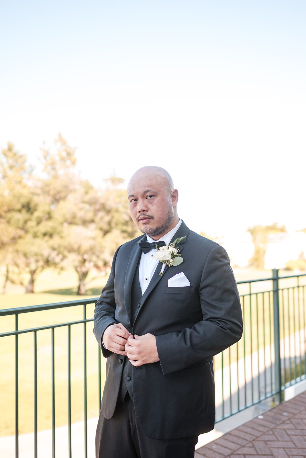 eagle-ridge-timeless-san-francisco-jesse-victoria-jesse-victoria-013-32 Groom on the terrace at Eagle Ridge