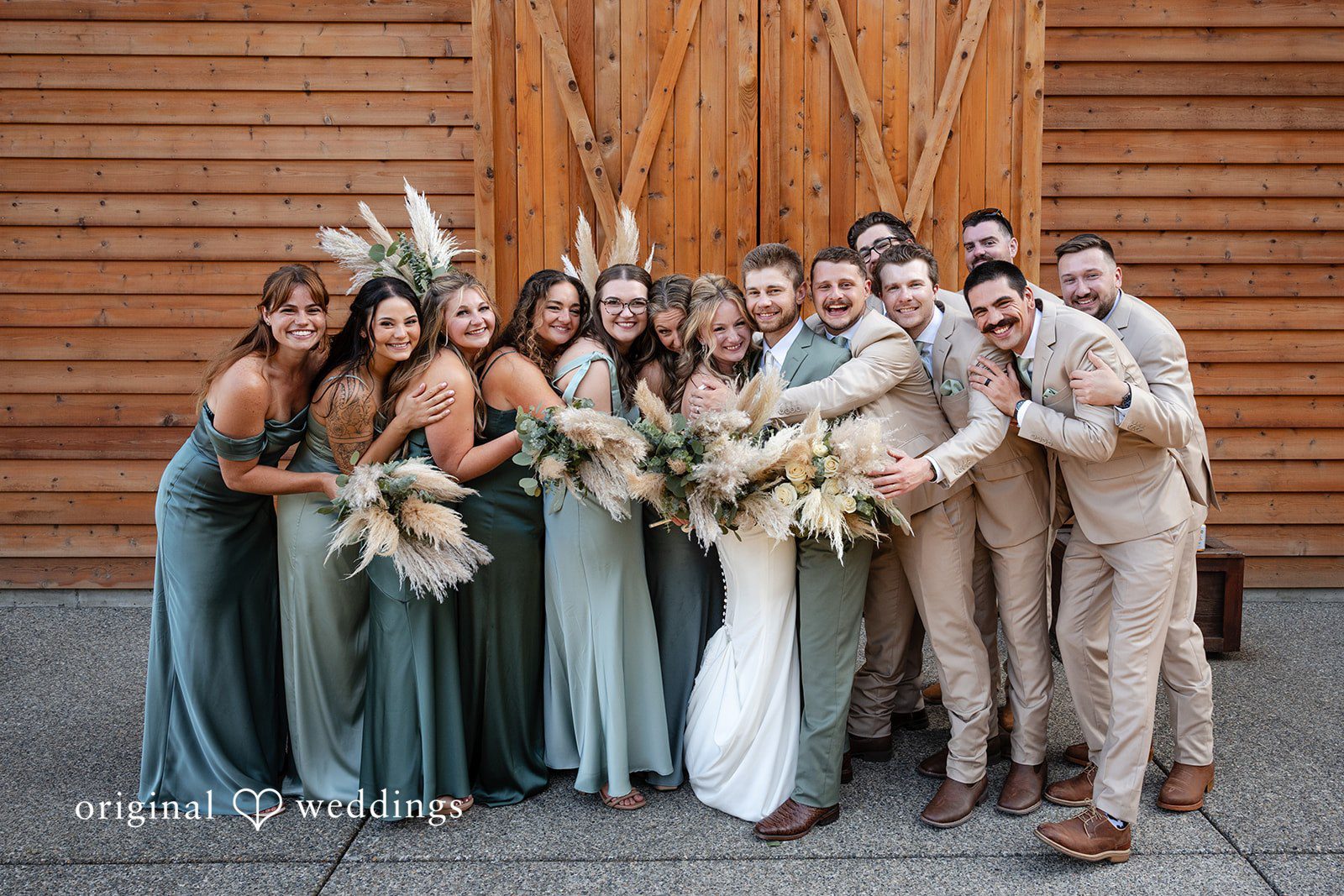 Sahvanna + Caleb Seattle Wedding Photographers at Edlynn Farm | Sahvanna & Caleb -
