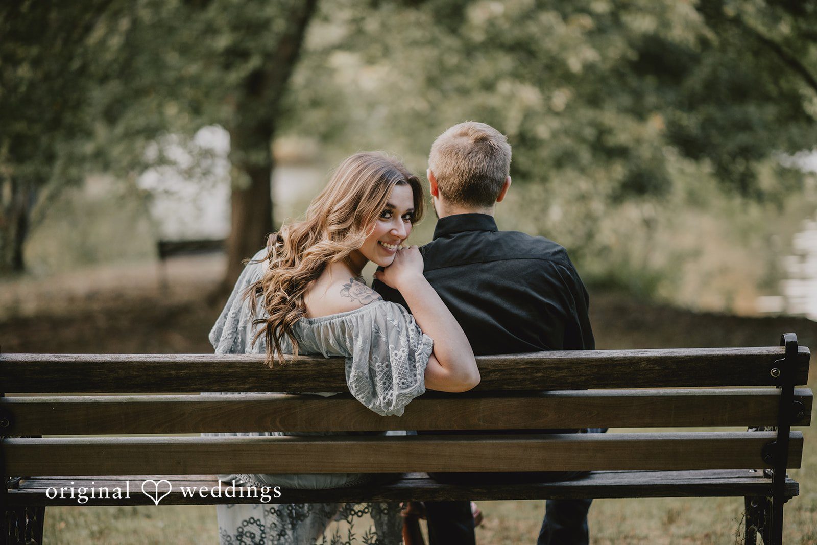 September 24, 2026 – Kaitlynn & Samuel – (ID-5685) Couple sitting on a park bench at Elizabeth Park