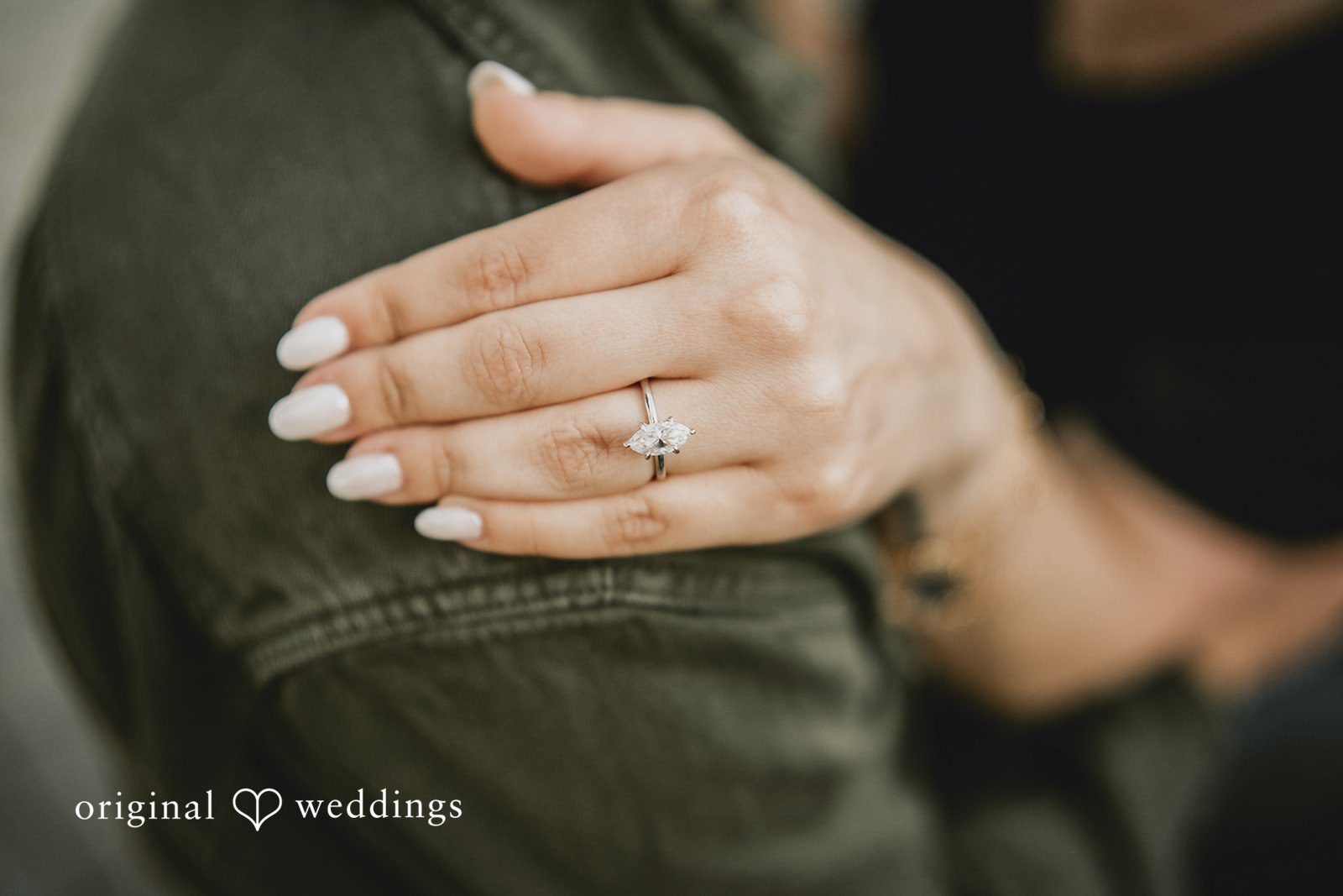 September 24, 2026 – Kaitlynn & Samuel – (ID-5685) Close up of the engagement ring on Kaitlynn's hand