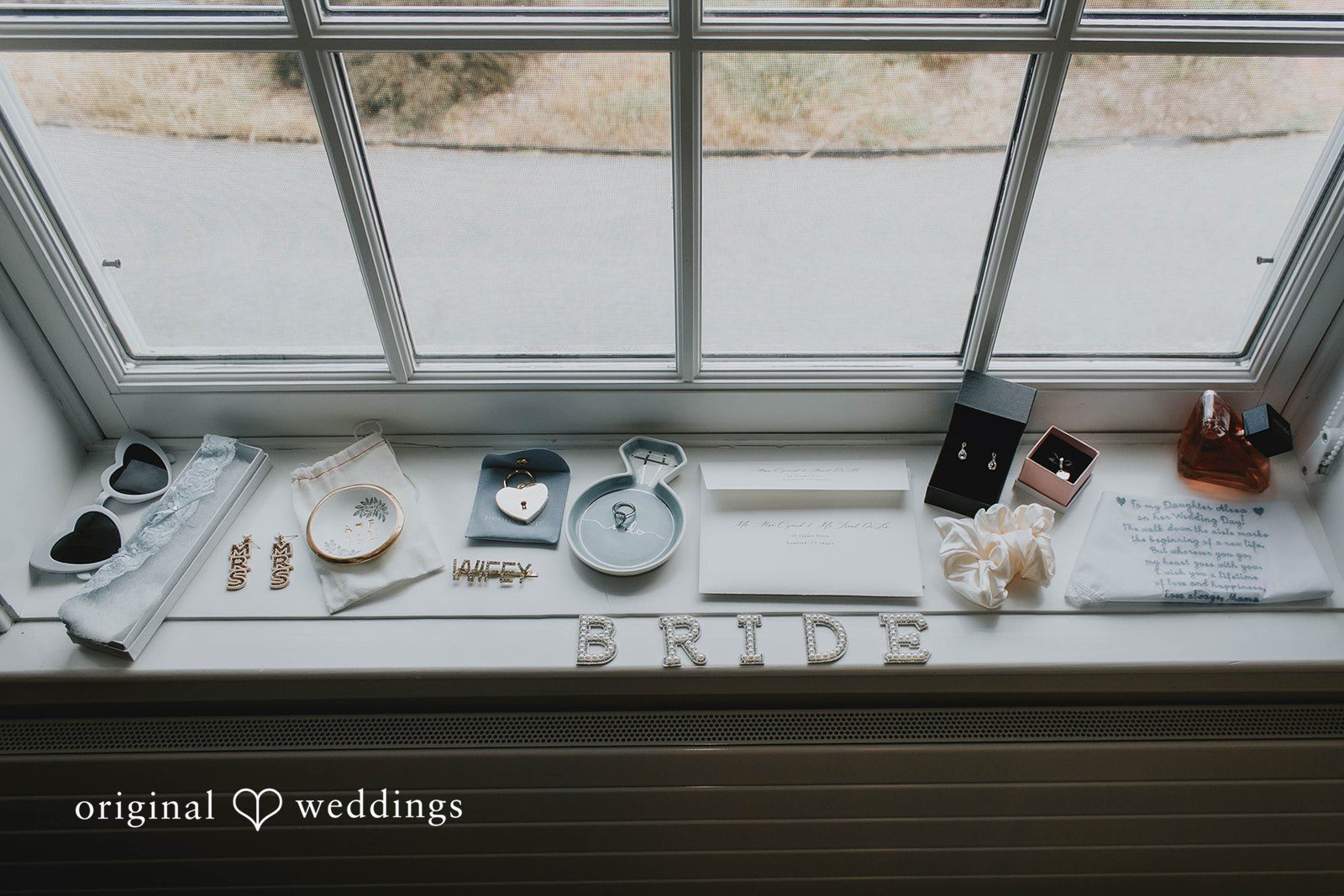 Alexa + Frank Glass walled reception space at Eolia Mansion
