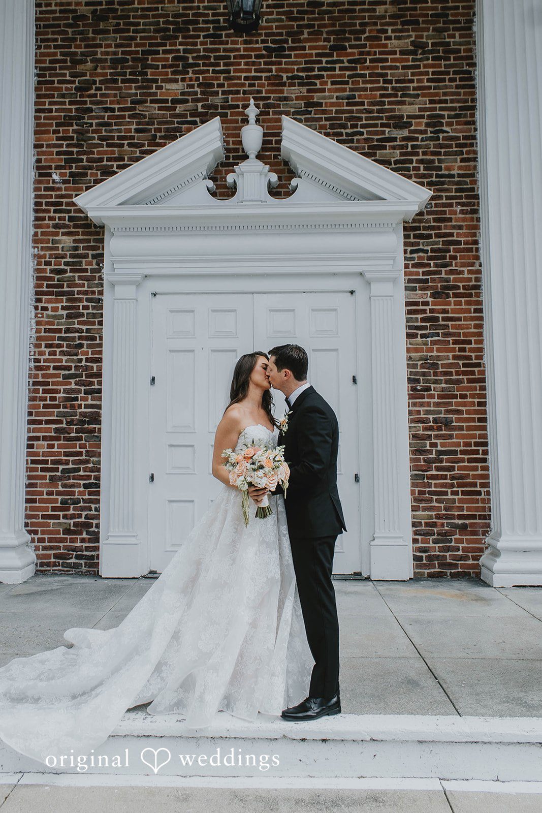 Alexa + Frank Bride and groom at the church doors after the ceremony
