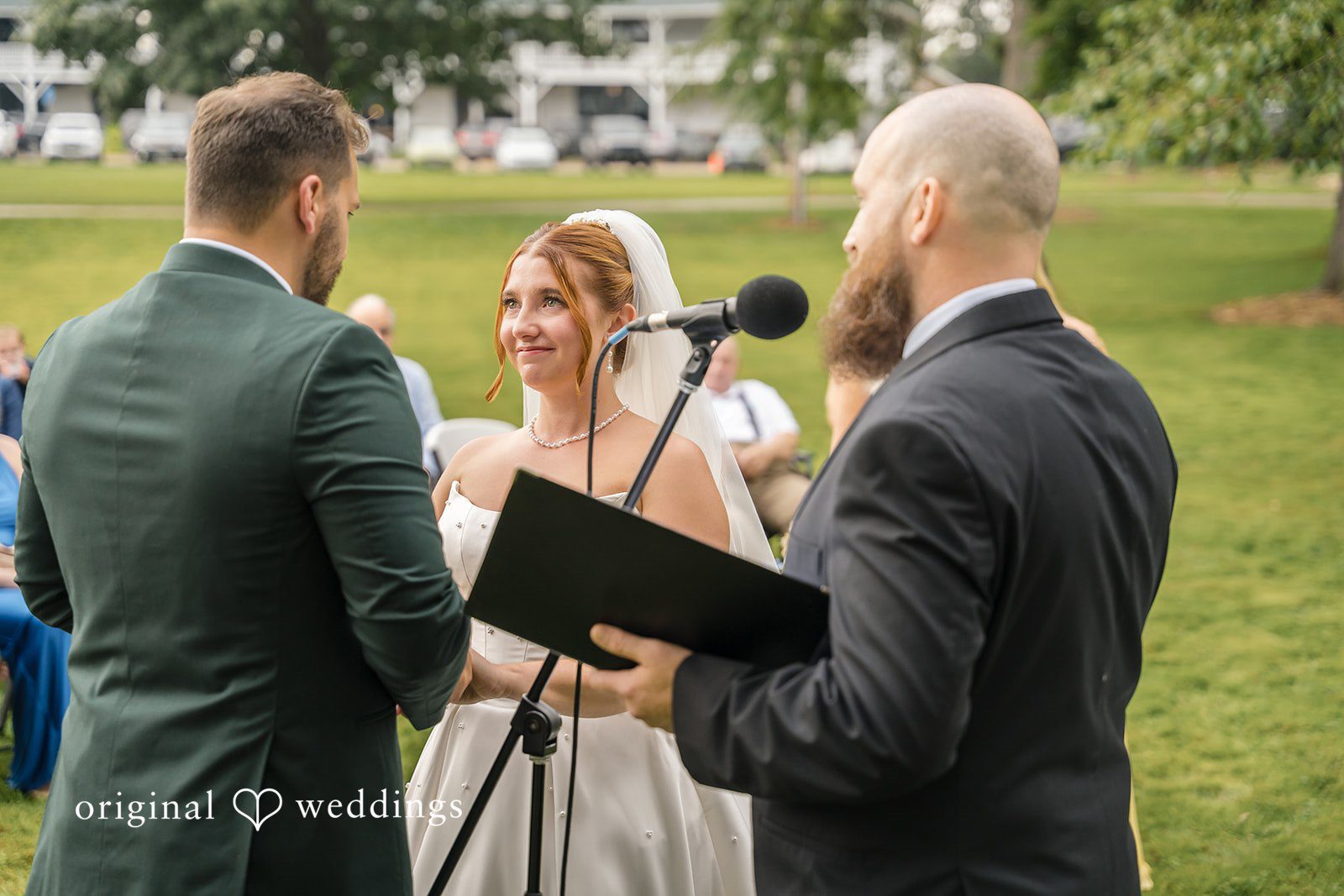 Alexis + Alex Emotional ceremony moment