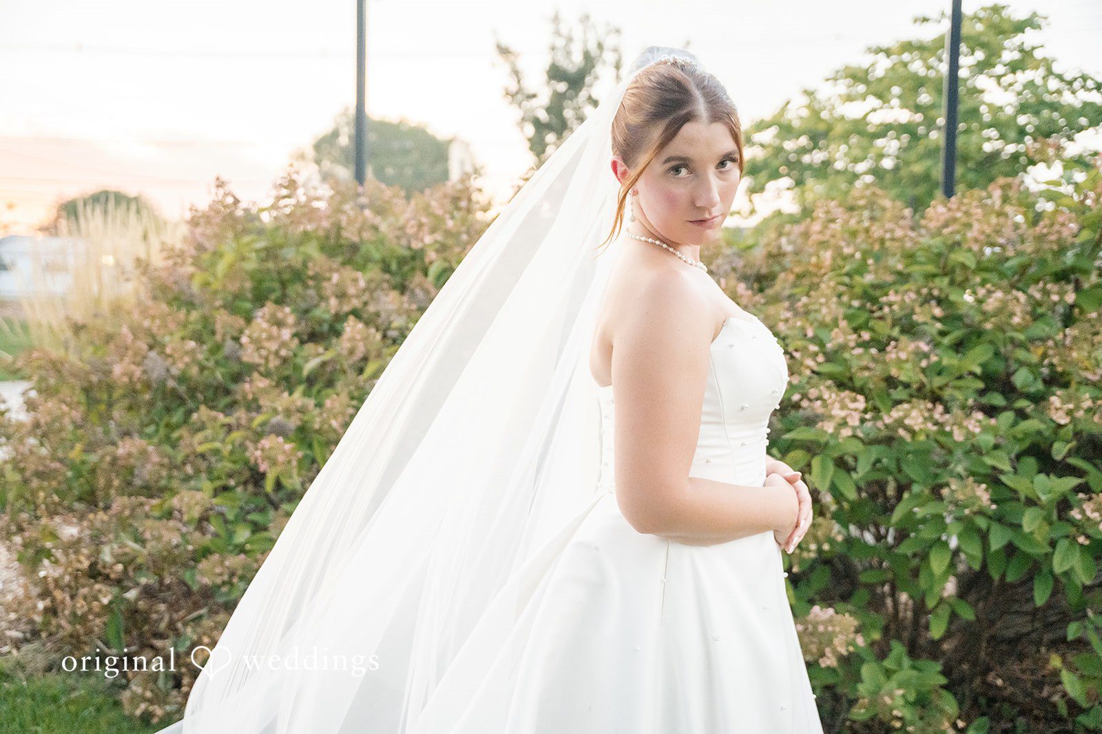 Alexis + Alex Bridal moment for Alexis