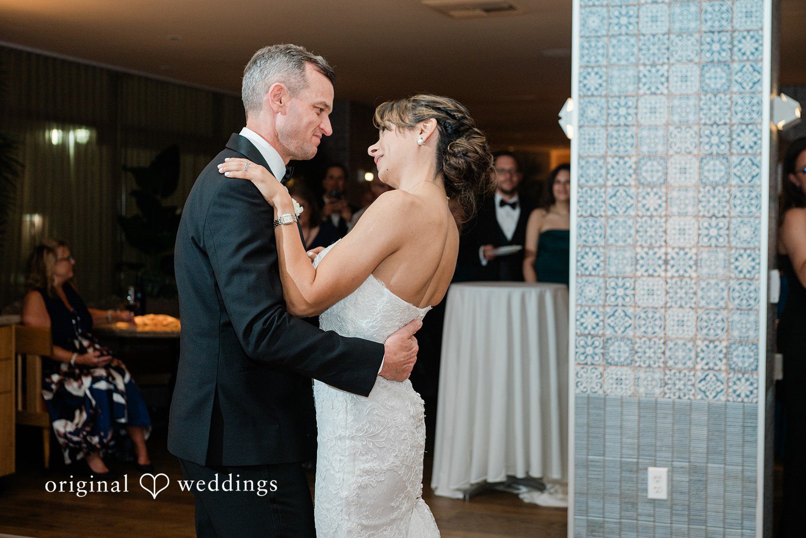First dance at the reception