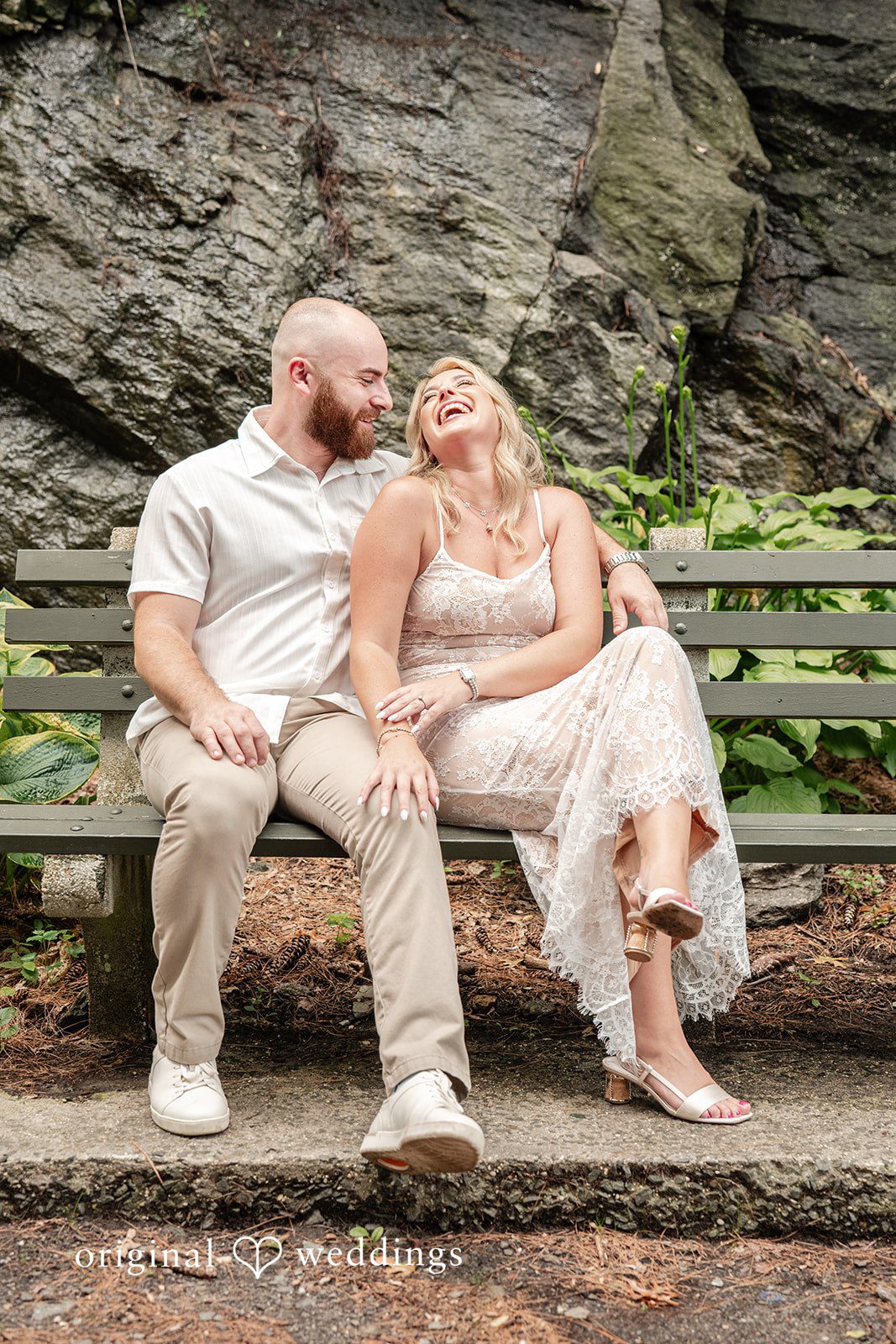 Jackie + Will The couple shares a lovely moment