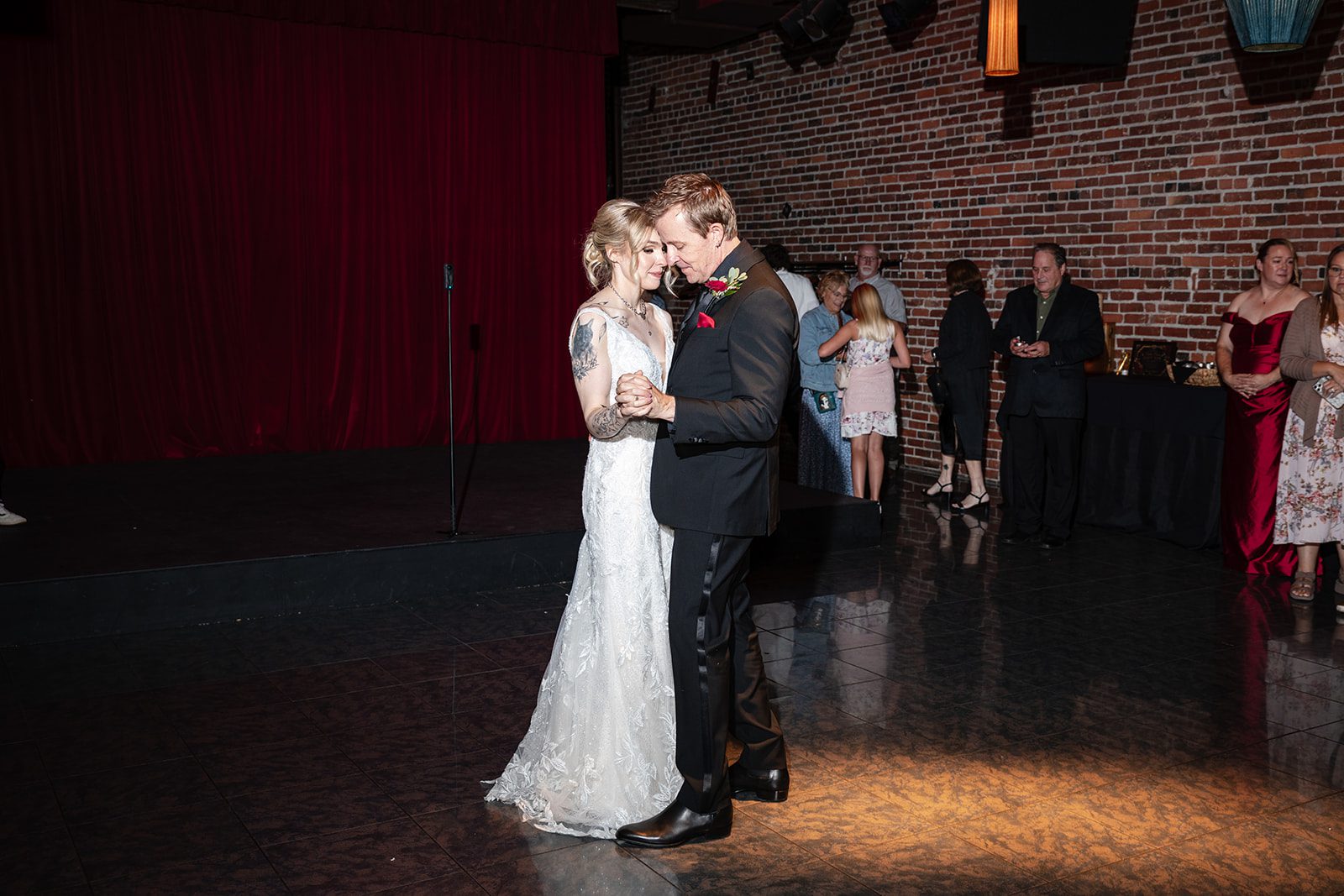 First dance on the ballroom floor at Georgetown Ballroom First dance on the ballroom floor at Georgetown Ballroom