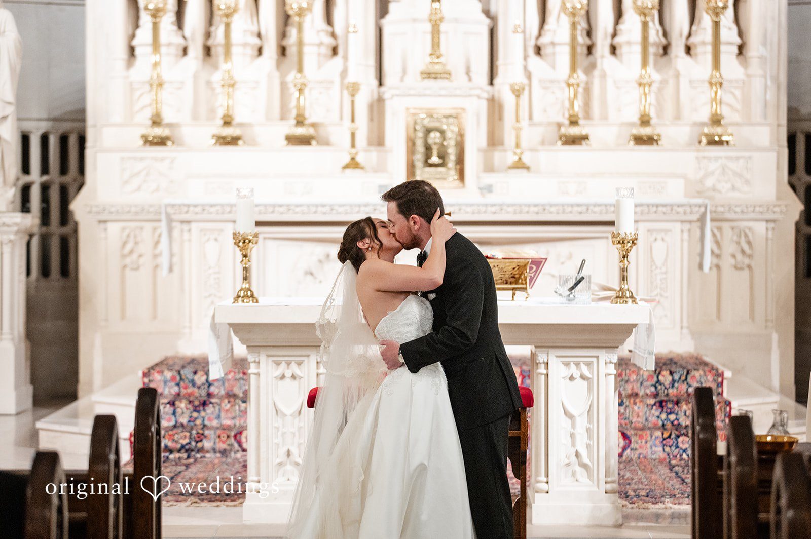 Sean and Stephanie’s wedding portrait at Gilt Bar wedding captured by Chicago wedding photographers.