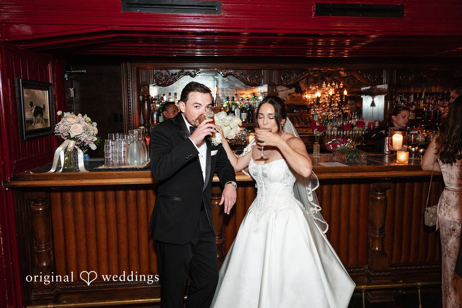 Sean + Stephanie Chicago Wedding Photographers at Gilt Bar | Sean & Stephanie -