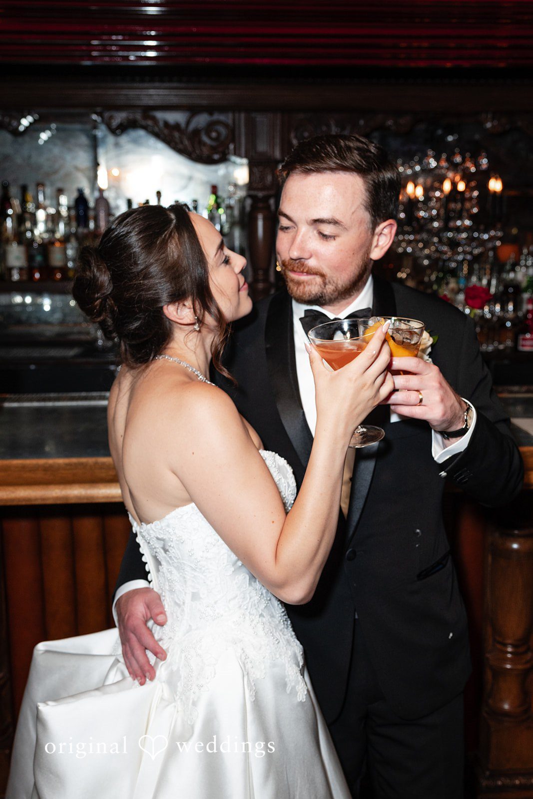Sean + Stephanie Chicago Wedding Photographers at Gilt Bar | Sean & Stephanie -