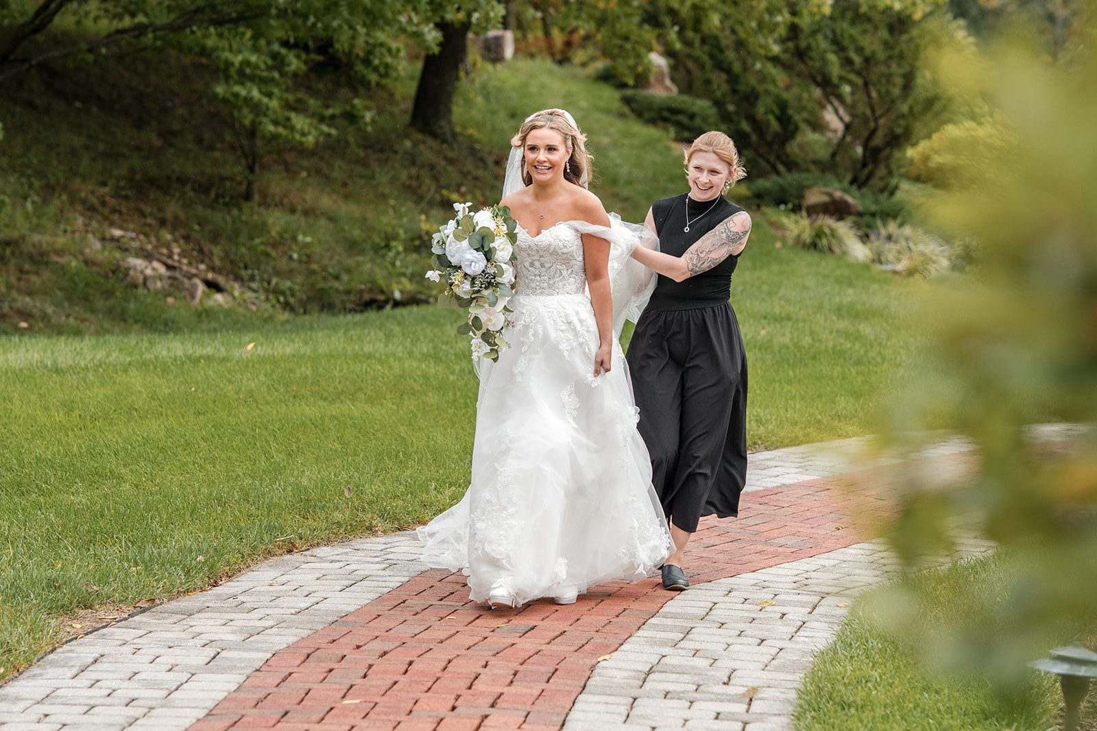 First look on the garden path