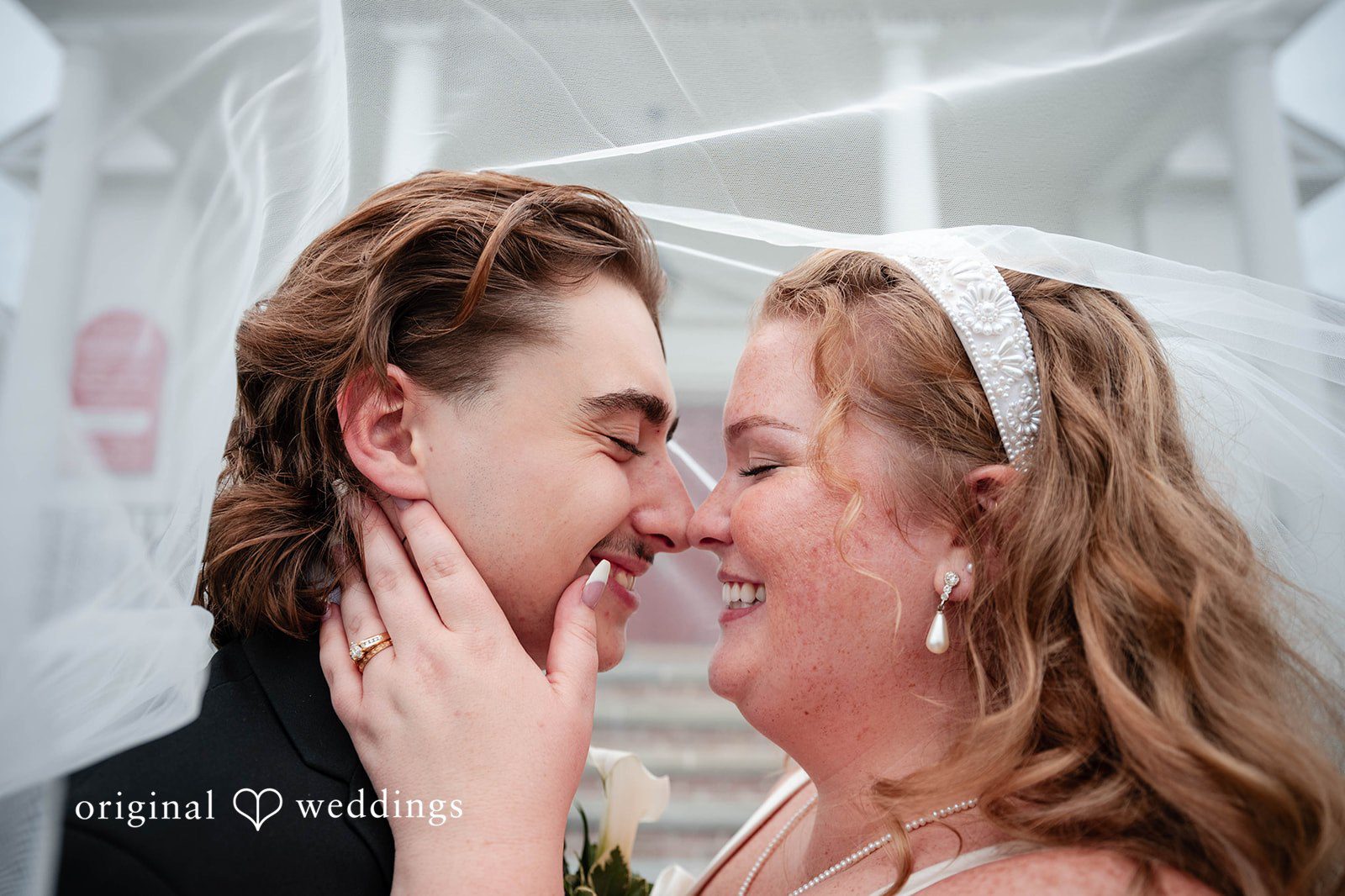 Bethany + Eddie Couple sharing a close moment