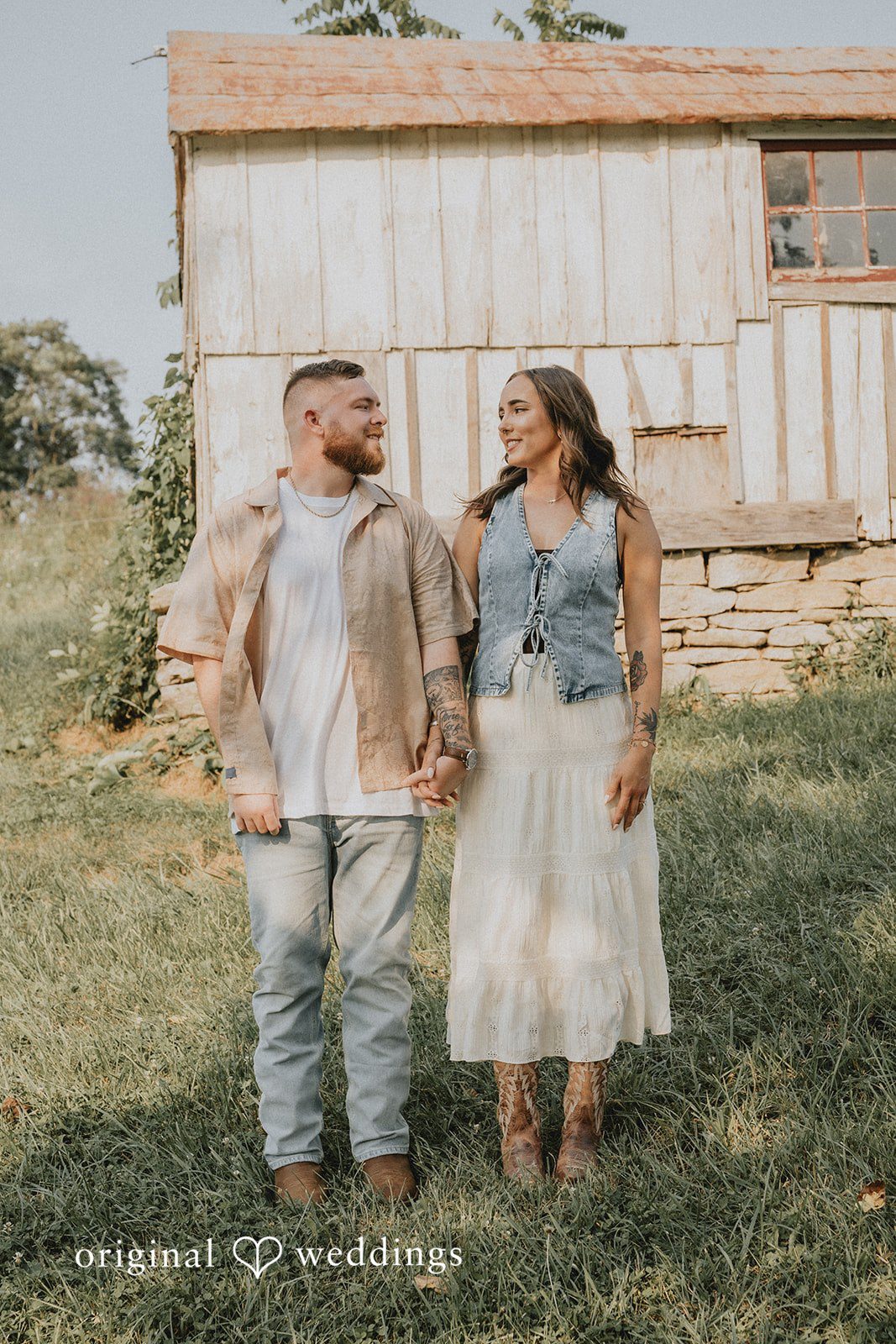 Emily + Elijah A beautiful portrait of the couple