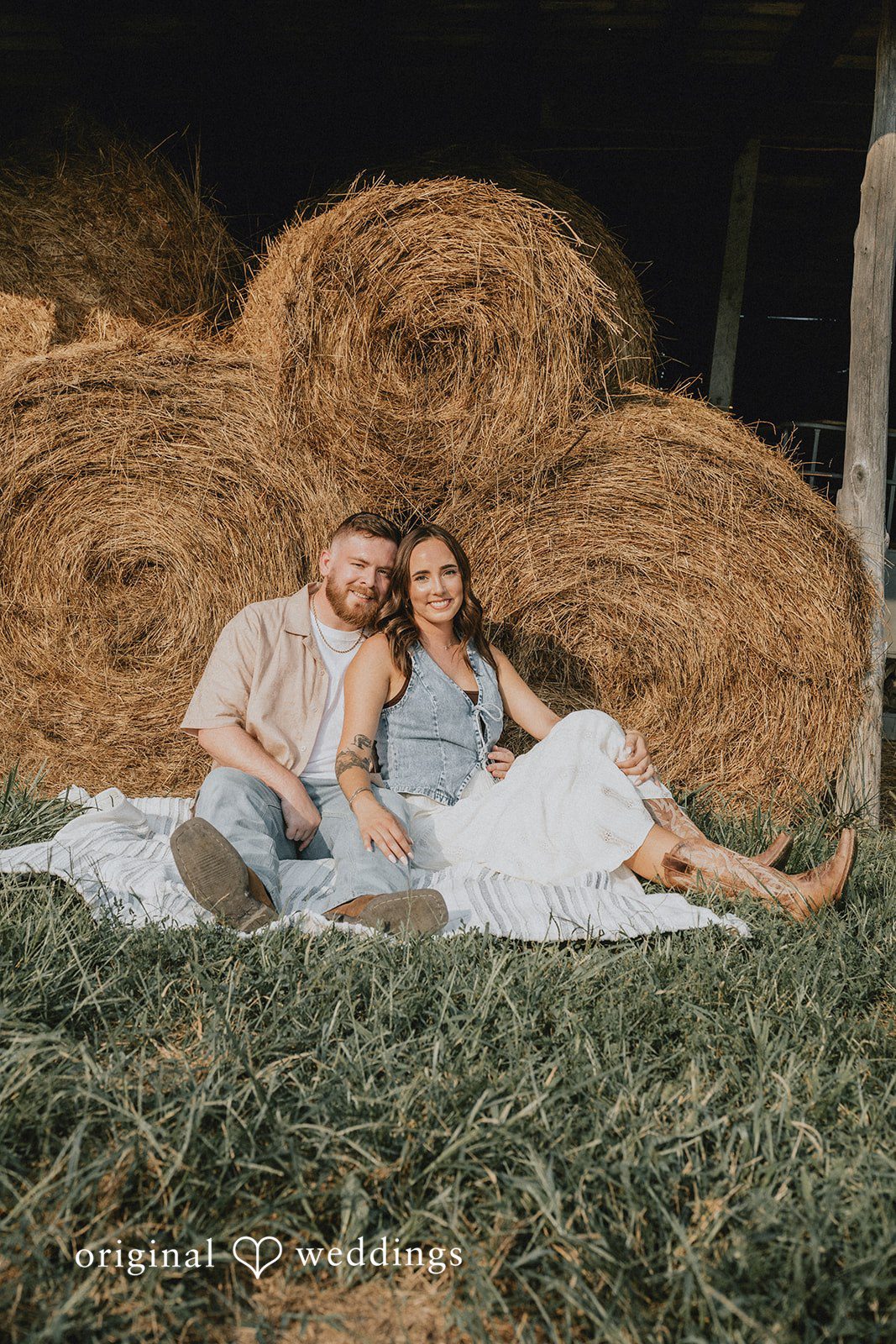 Emily + Elijah A stunning portrait of the couple in their Kentucky backyard