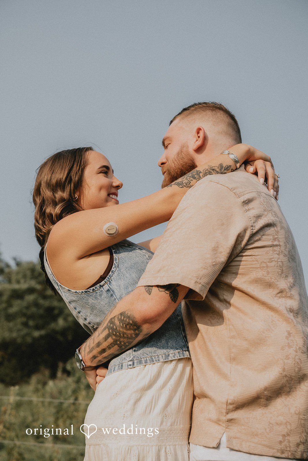 Emily + Elijah Fine moment of the couple