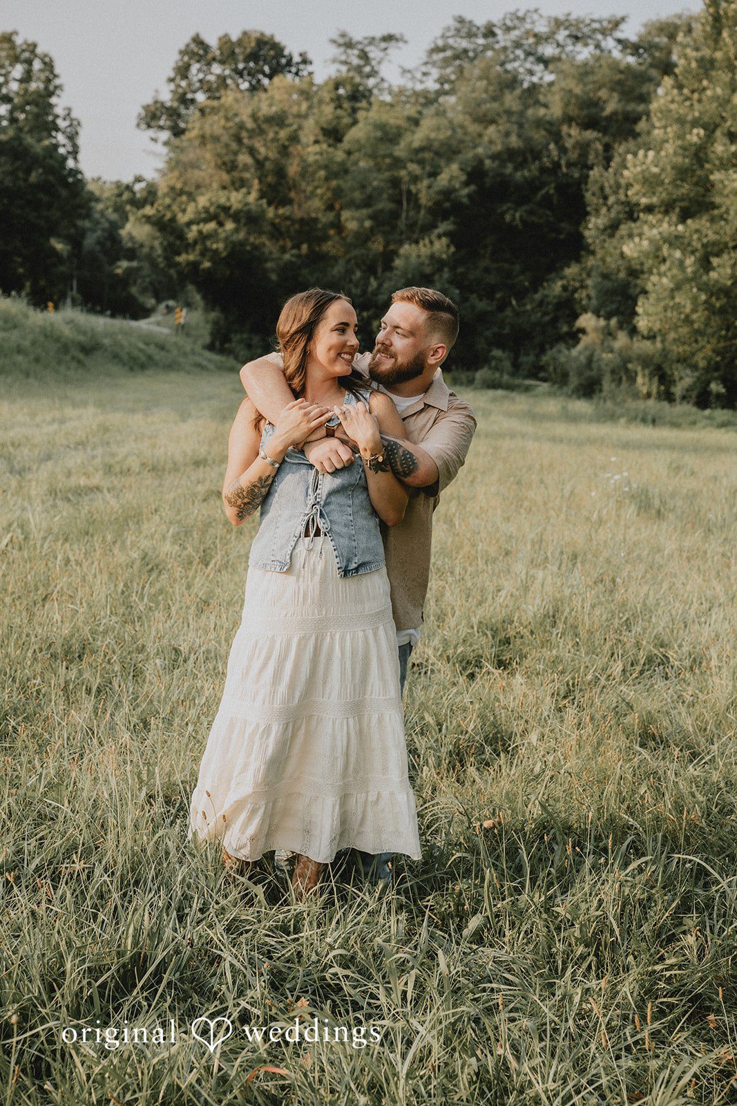 Emily + Elijah A beautiful portrait of the couple