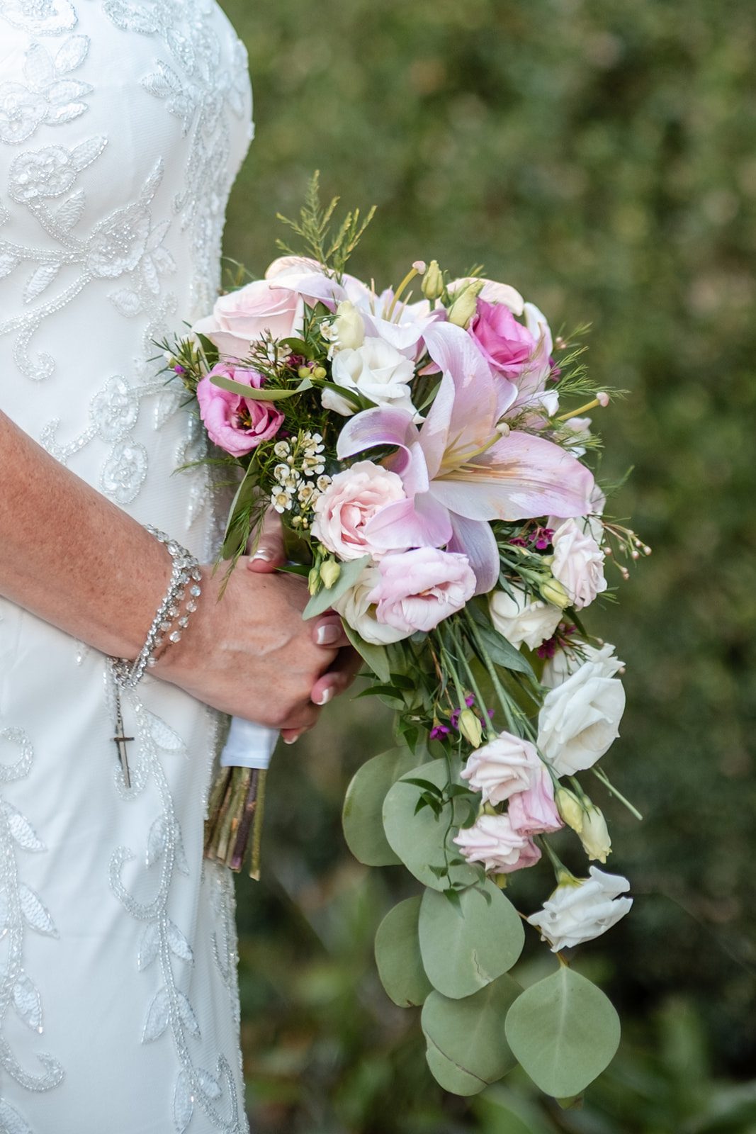 Close up of the bridal bouquet Close up of the bridal bouquet
