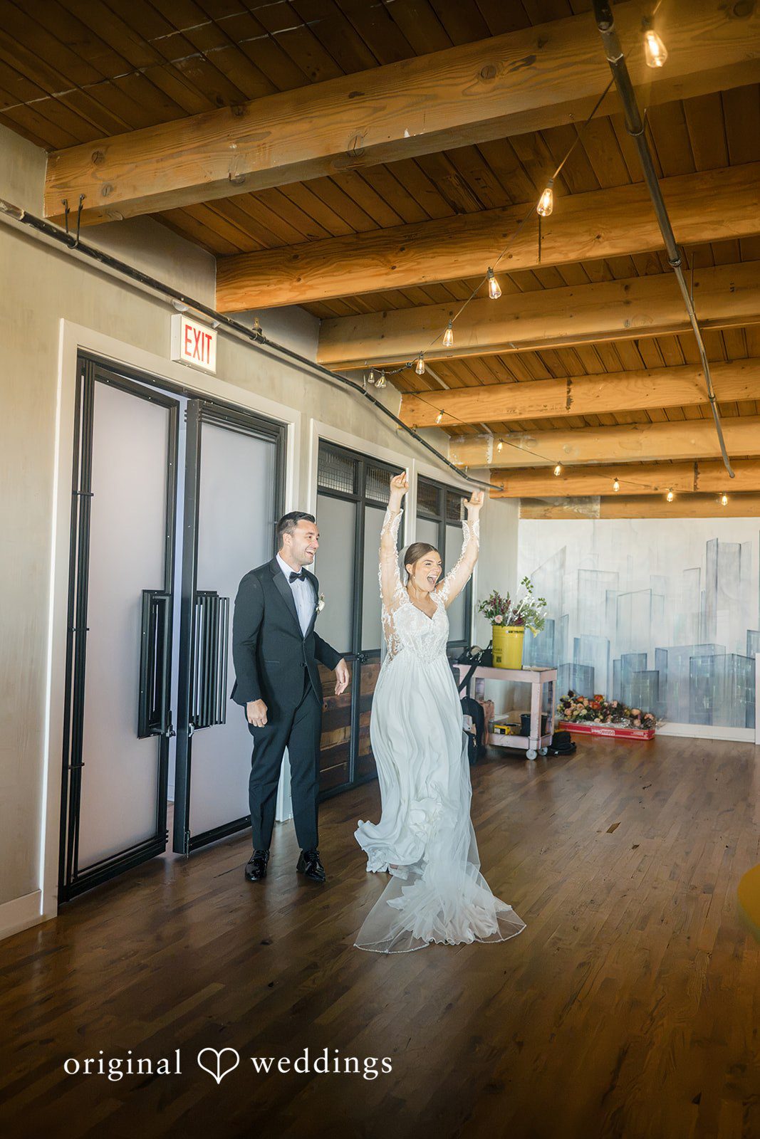 Michael + Haley Couple inside the loft at Lacuna Lofts
