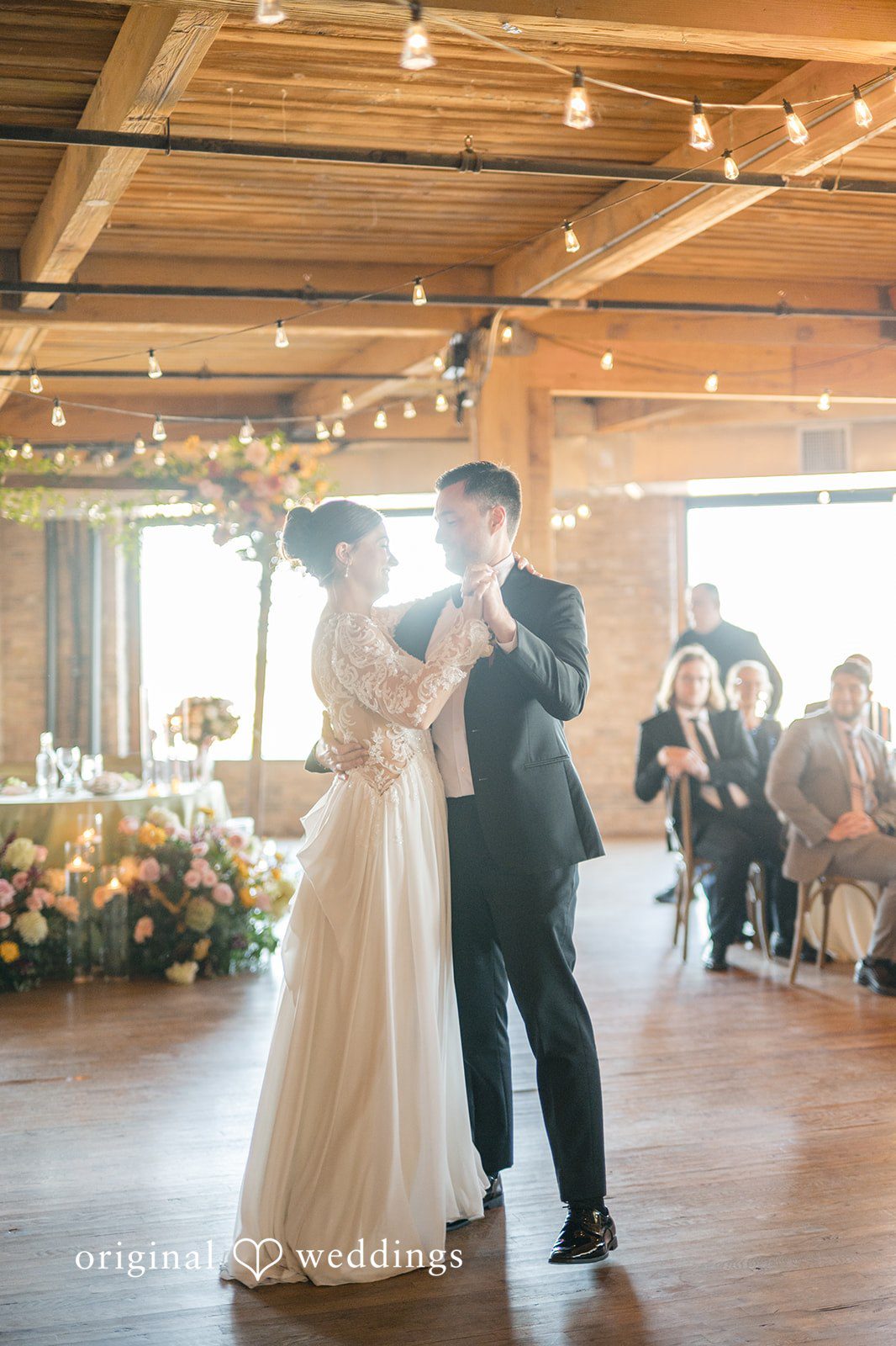 Michael + Haley Wide view of the first dance