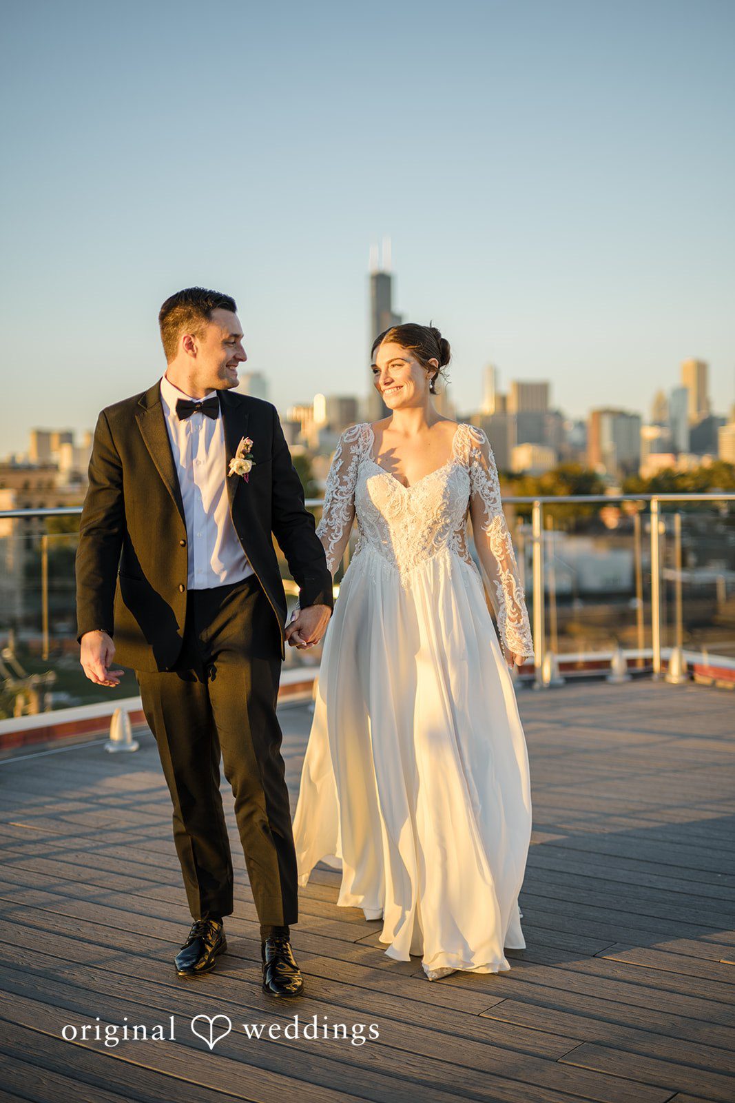 Michael + Haley Couple on the rooftop
