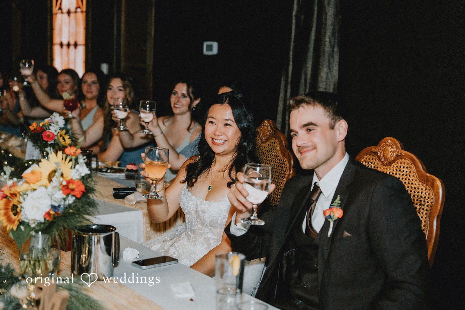 Jake + Ida Reception moment for Ida and Jake