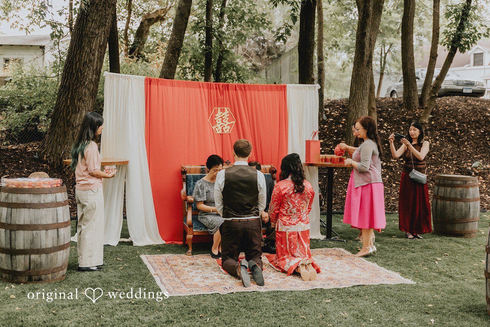 Jake + Ida Tea ceremony details