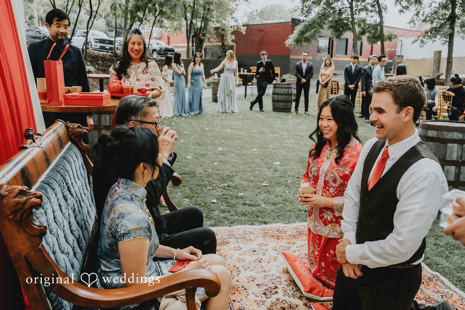 Jake + Ida Tea ceremony moment