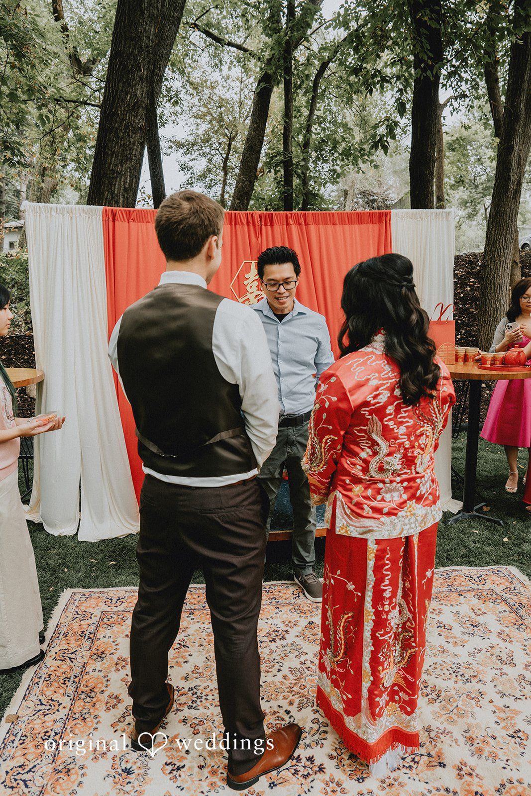 Jake + Ida Tea ceremony moment