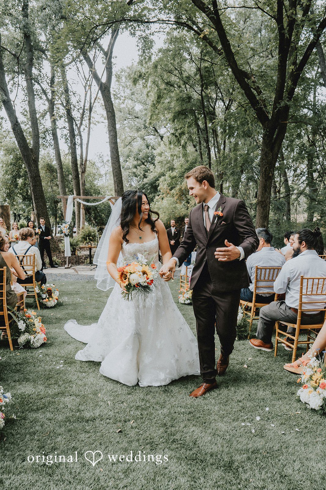Jake + Ida Special ceremony moment at Lake Vadnais Grand Events